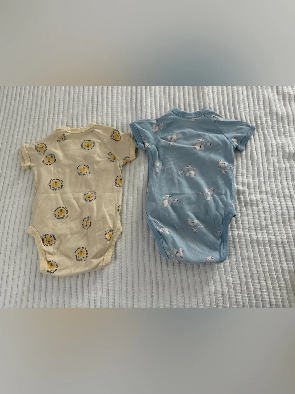 Uniqlo Baby Short-Sleeve Onesie and Kimono Onesies, 3-6 months